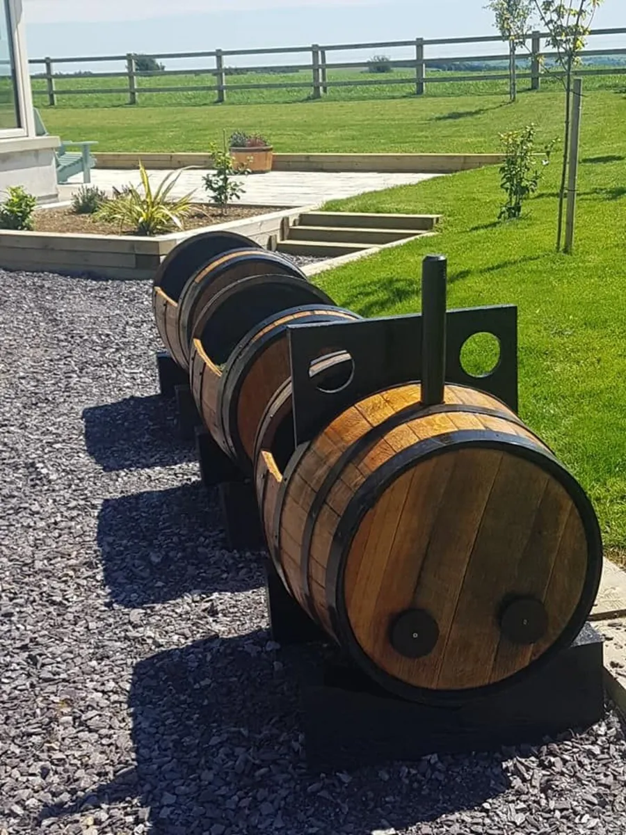 Whiskey Barrel - Oak Train Set - Sale Price - Image 3