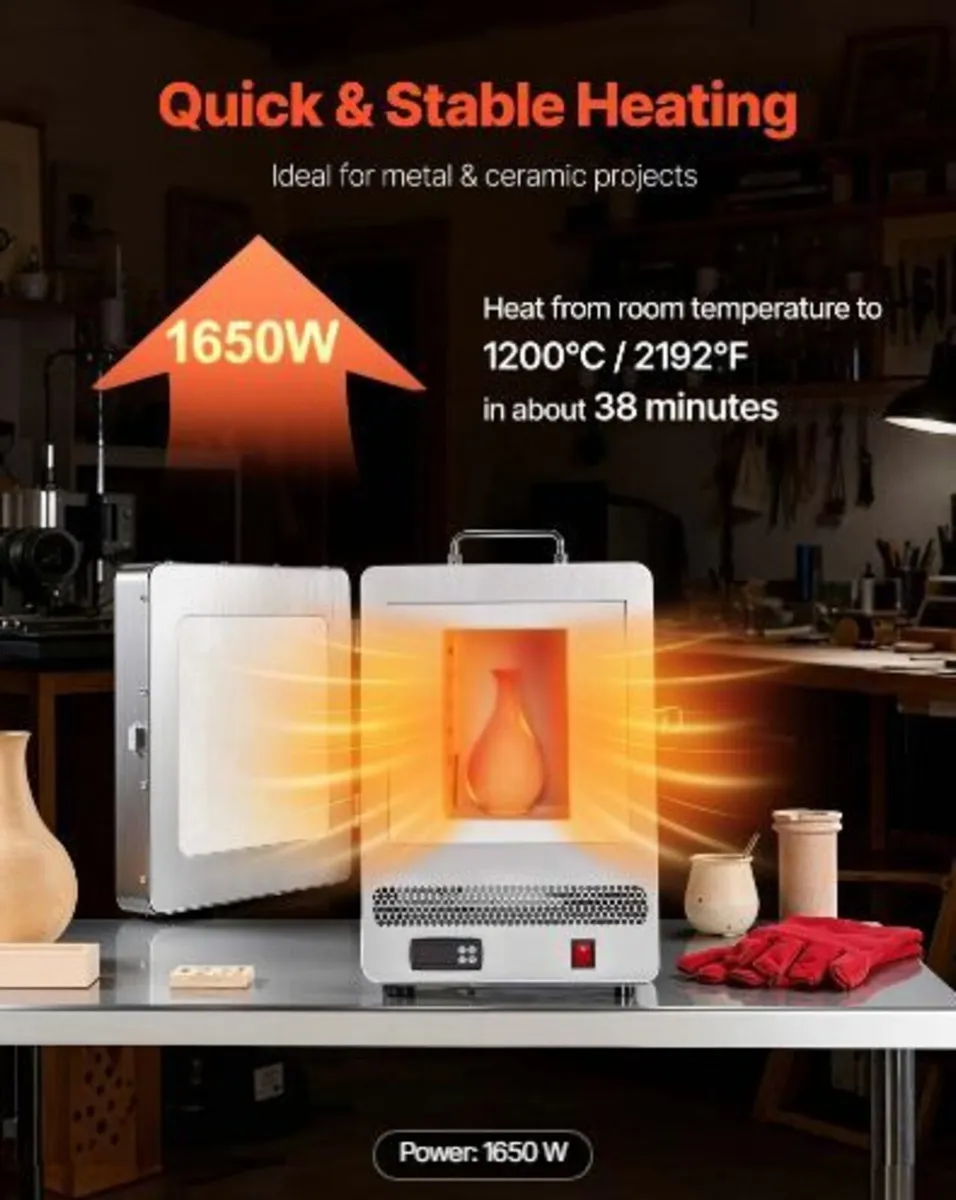 Electric Melting Furnace, 1650W - Image 4