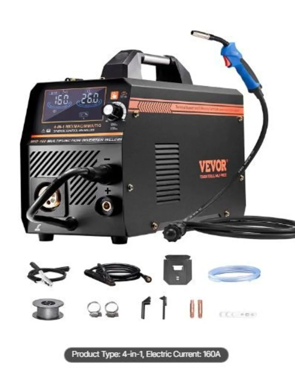 MIG Welder, 160A Synergic Mig Welding - Image 1
