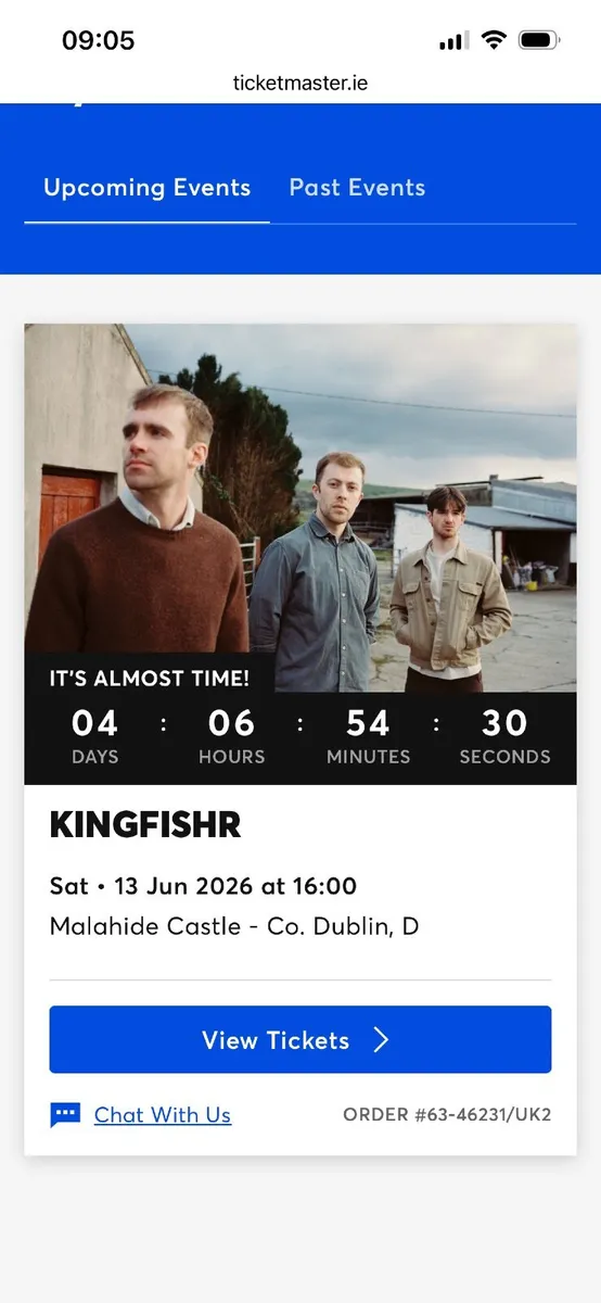 Kingfisher St. Anne’s Park - 1 Ticket