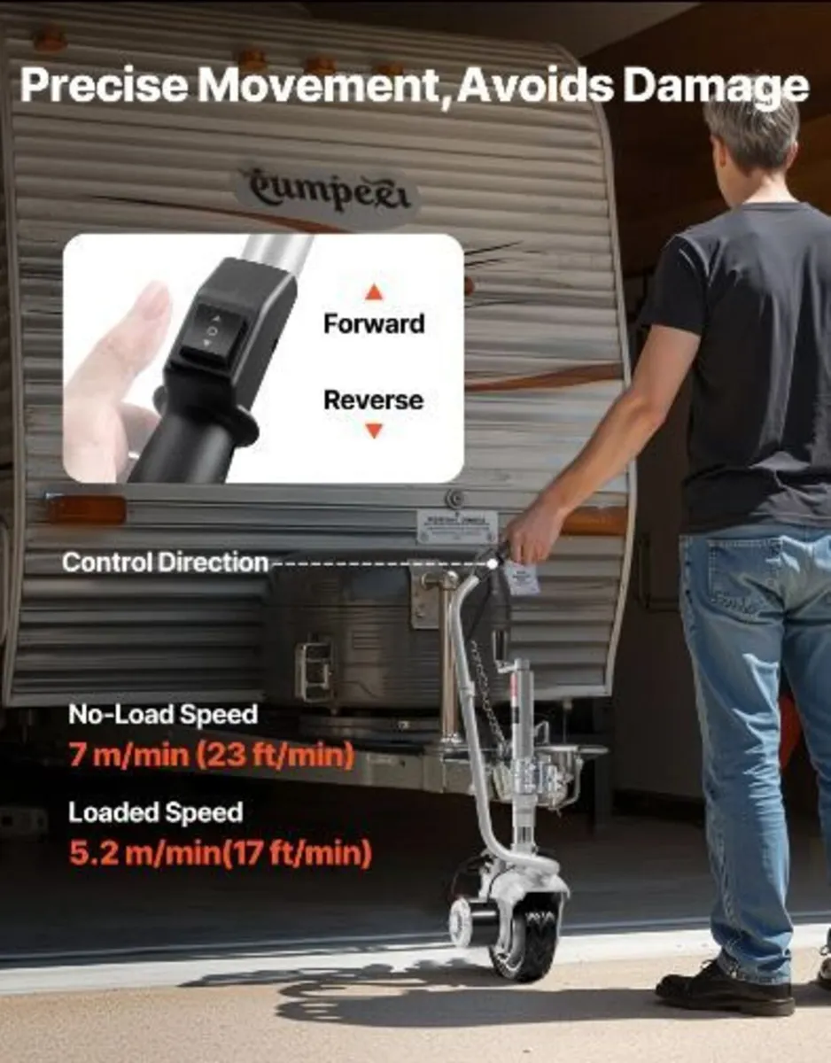lectric Trailer Dolly, 2.5 T Towing Capacity, 380W - Image 4