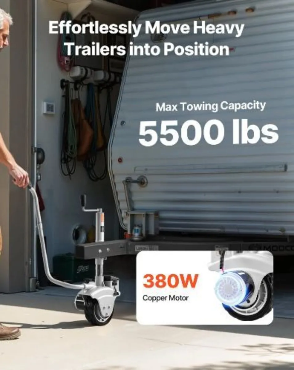 lectric Trailer Dolly, 2.5 T Towing Capacity, 380W - Image 2