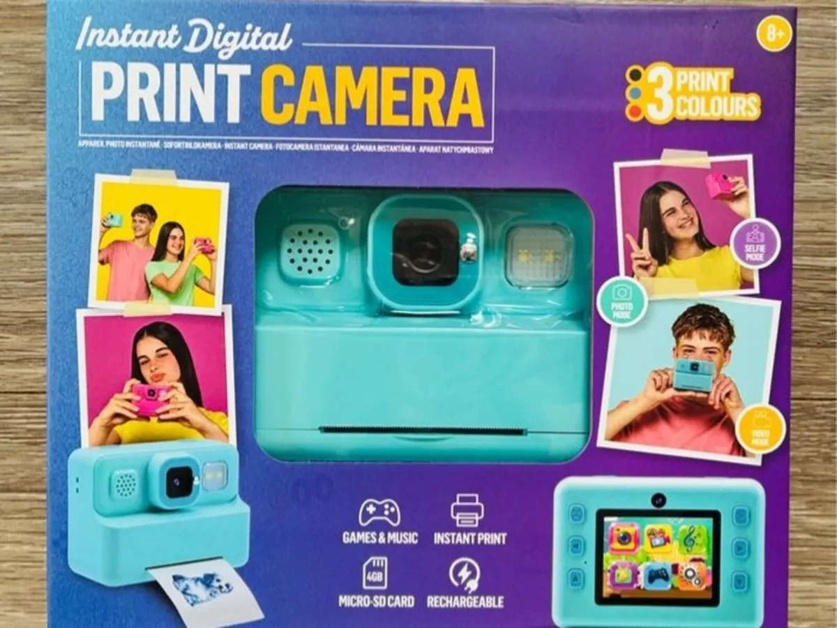Kids Instant Digital Print Camera, a 5-in-1 device - Image 2