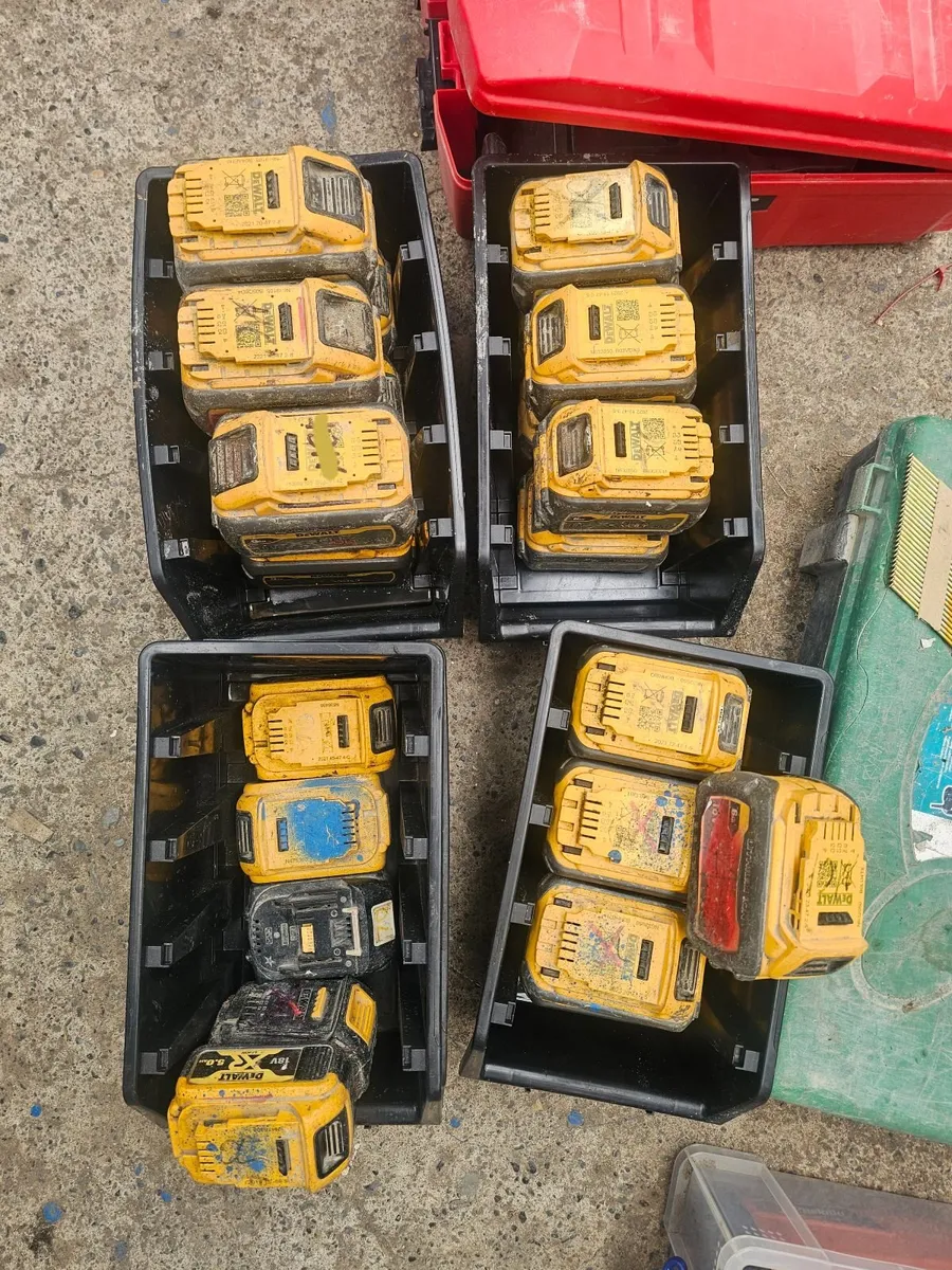 Broken dewalt Flexvolt batteries for sale