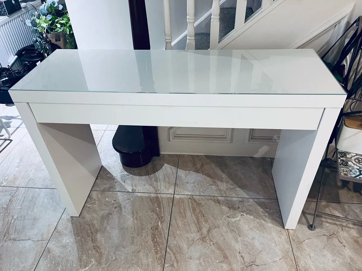 Mirror with lights and dressing table - Image 3