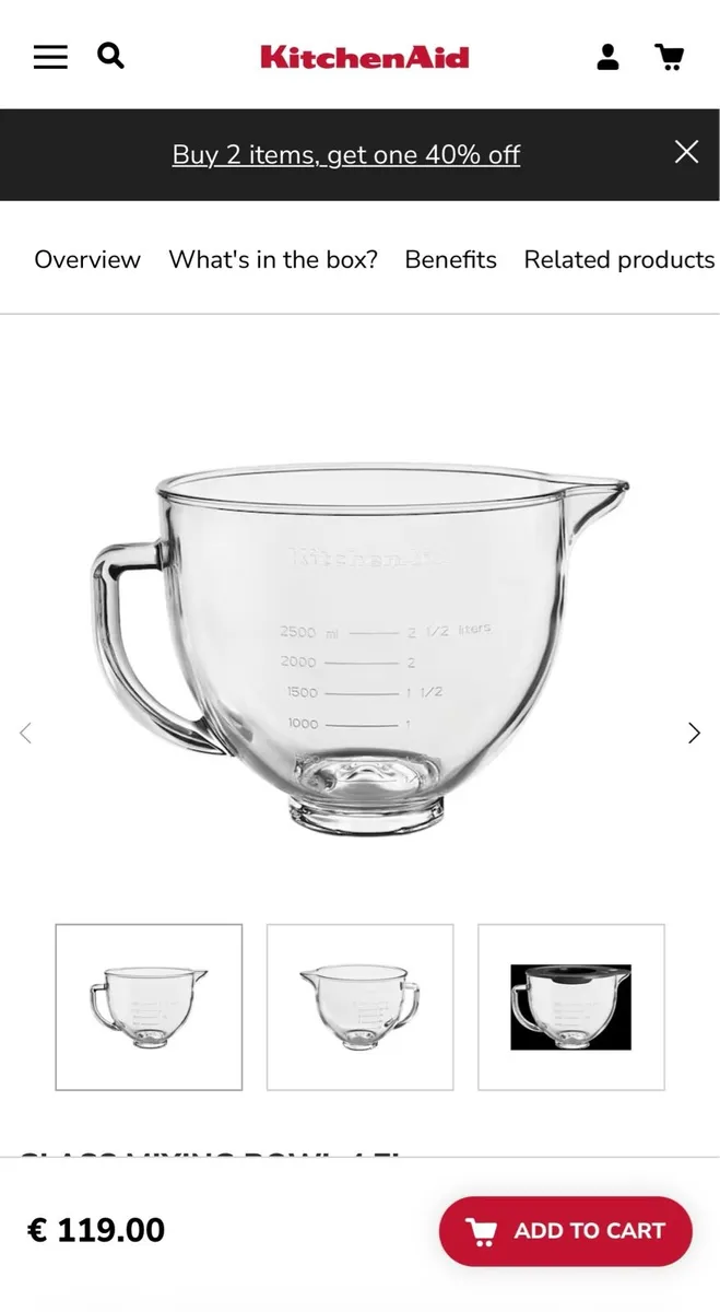 *SAVE €418* KitchAid Artisan Mixer & Accessories - Image 3