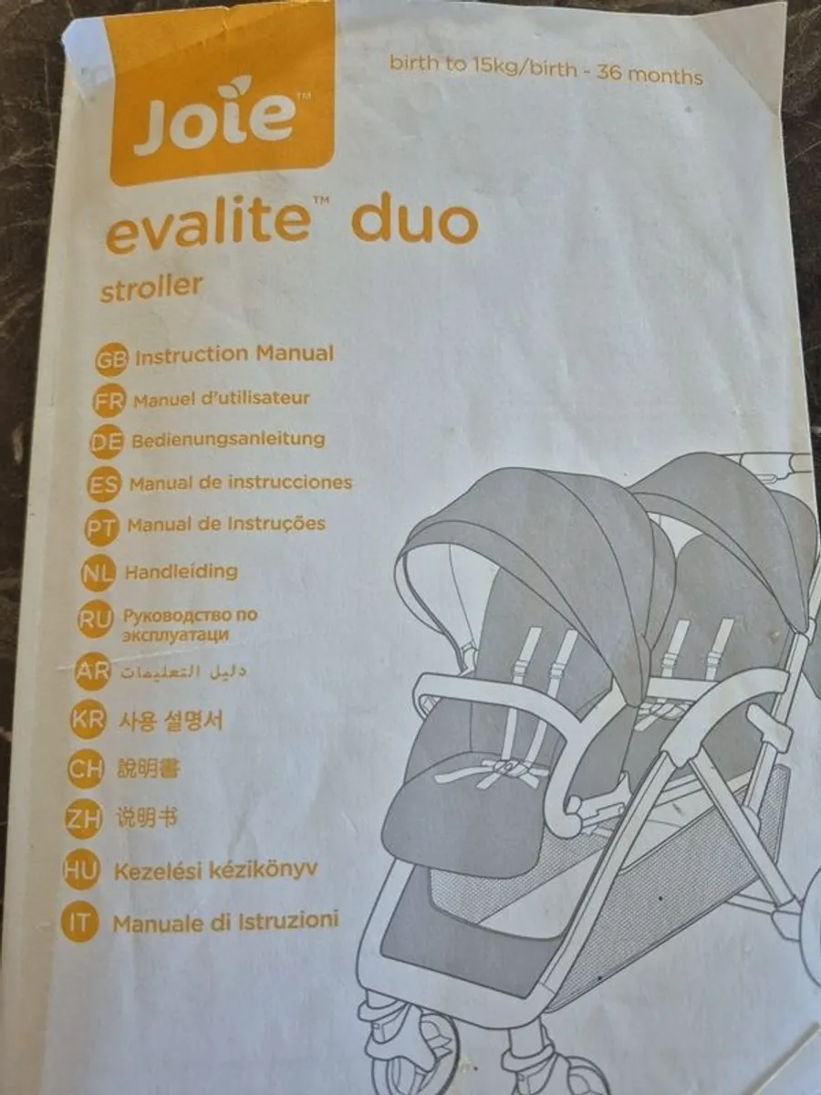 Joie Evalite Duo Double Buggy - Image 2