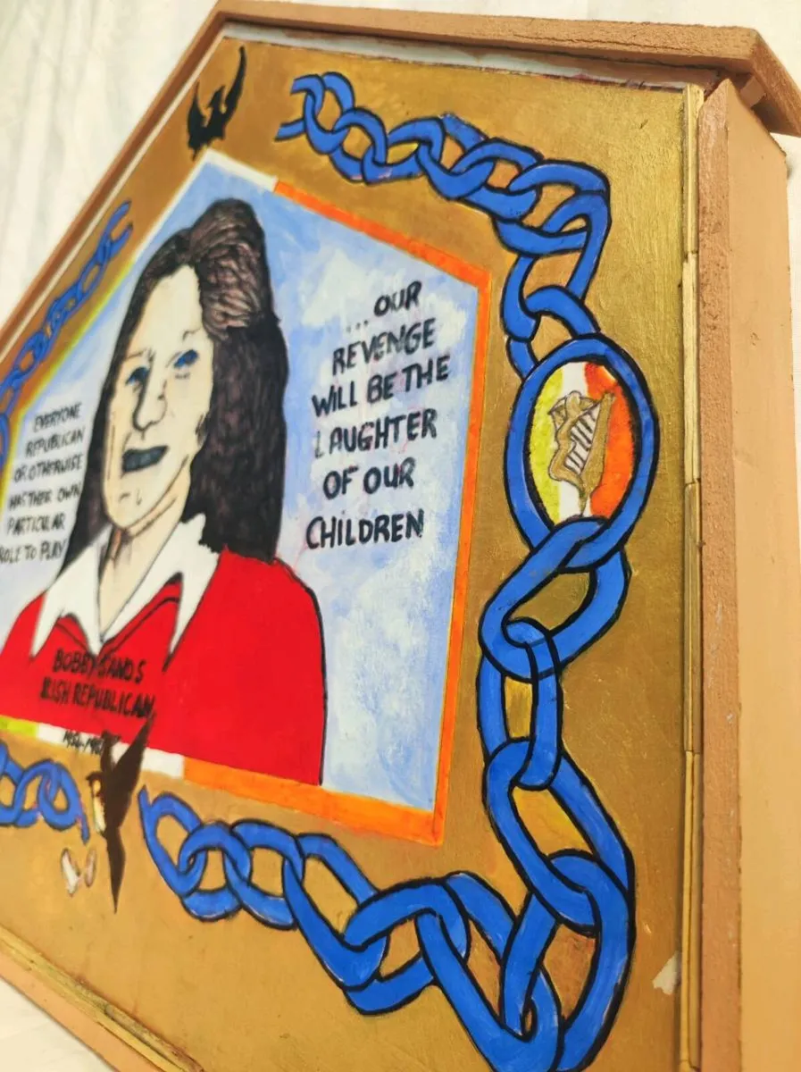 Vintage Titanic art , Bobby sands painting - Image 2