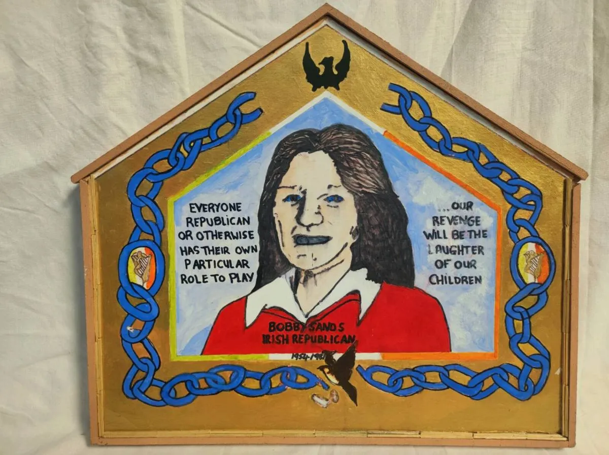 Vintage Titanic art , Bobby sands painting - Image 4