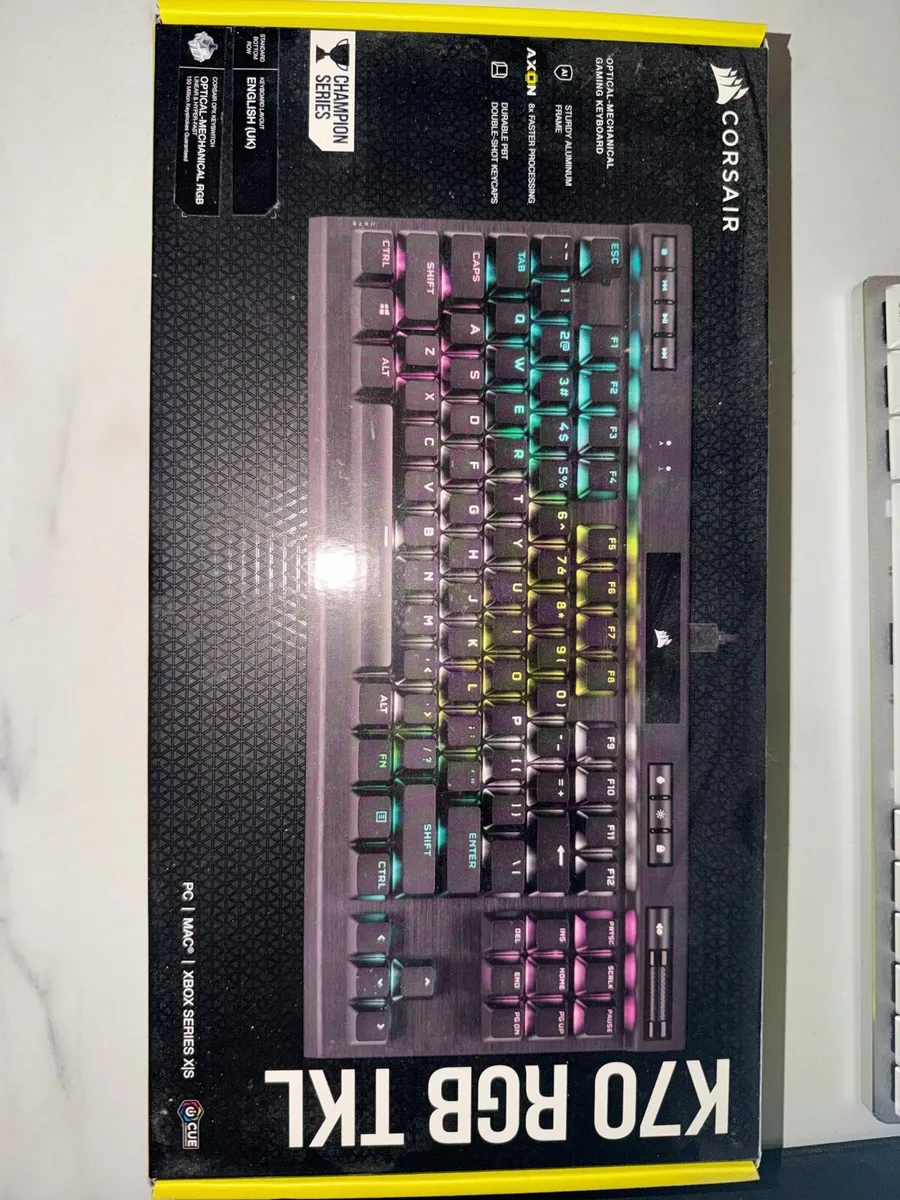Corsair k70 rgb tkl champion series - Image 1