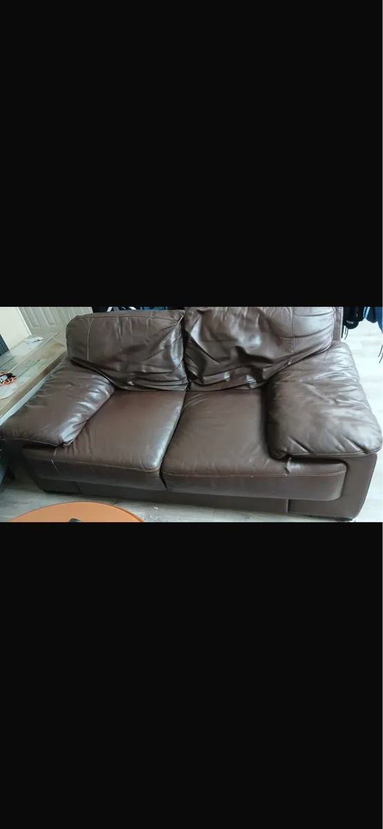 Leather sofa - Image 1