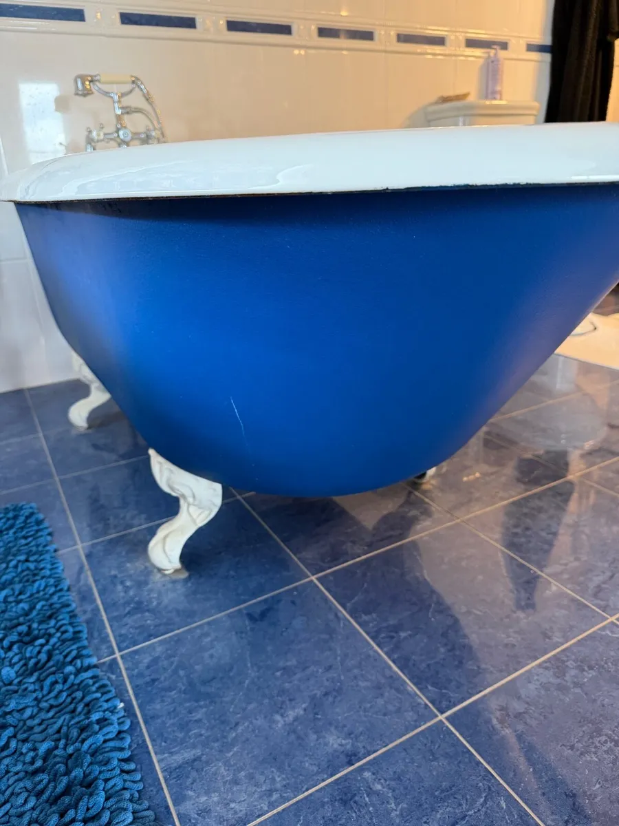 Cast iron roll top Bath - Image 3