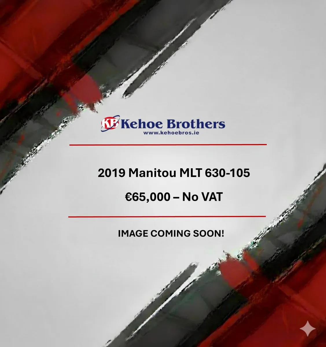 2019 Manitou MLT 630-105 D - €65,000 - No VAT