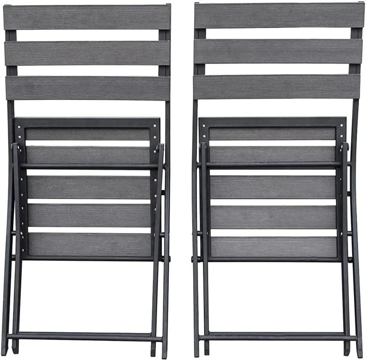 Garden Bistro Folding Table & Chair Set Solback - Image 3