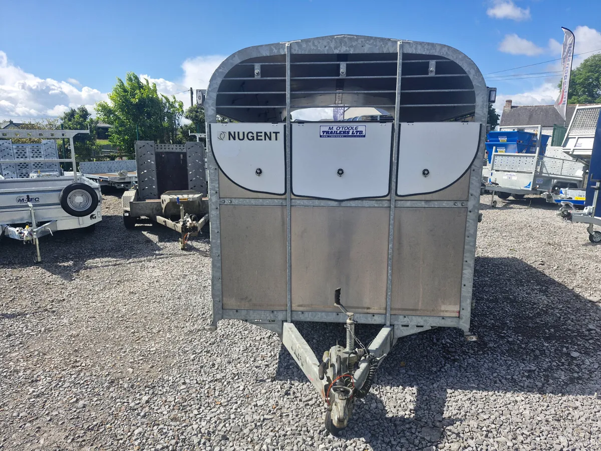 NUGENT  12' x 6'  CATTLE TRAILER - Image 3