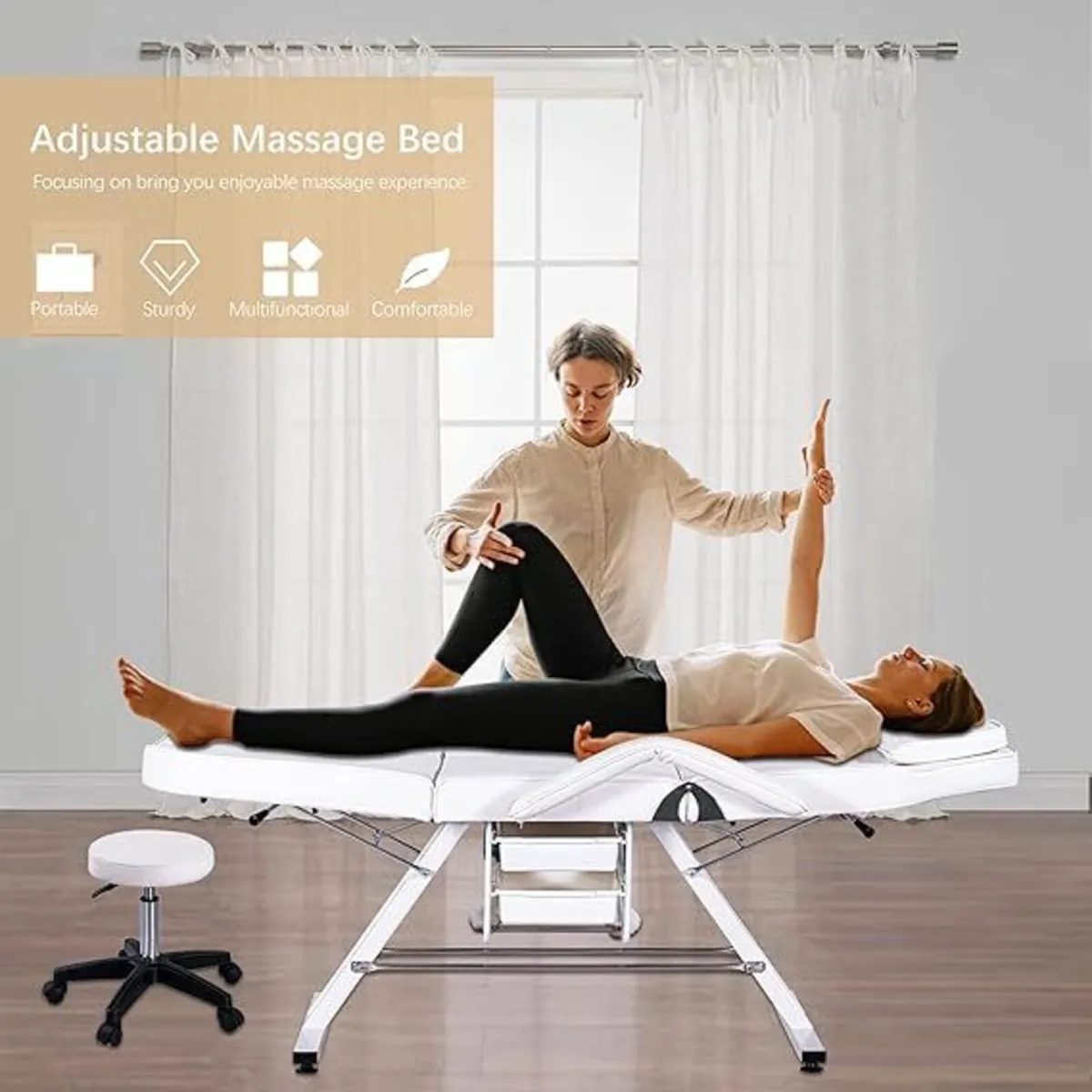 Massage Chair Bed for Salons, Beauty & Home Use - Image 3