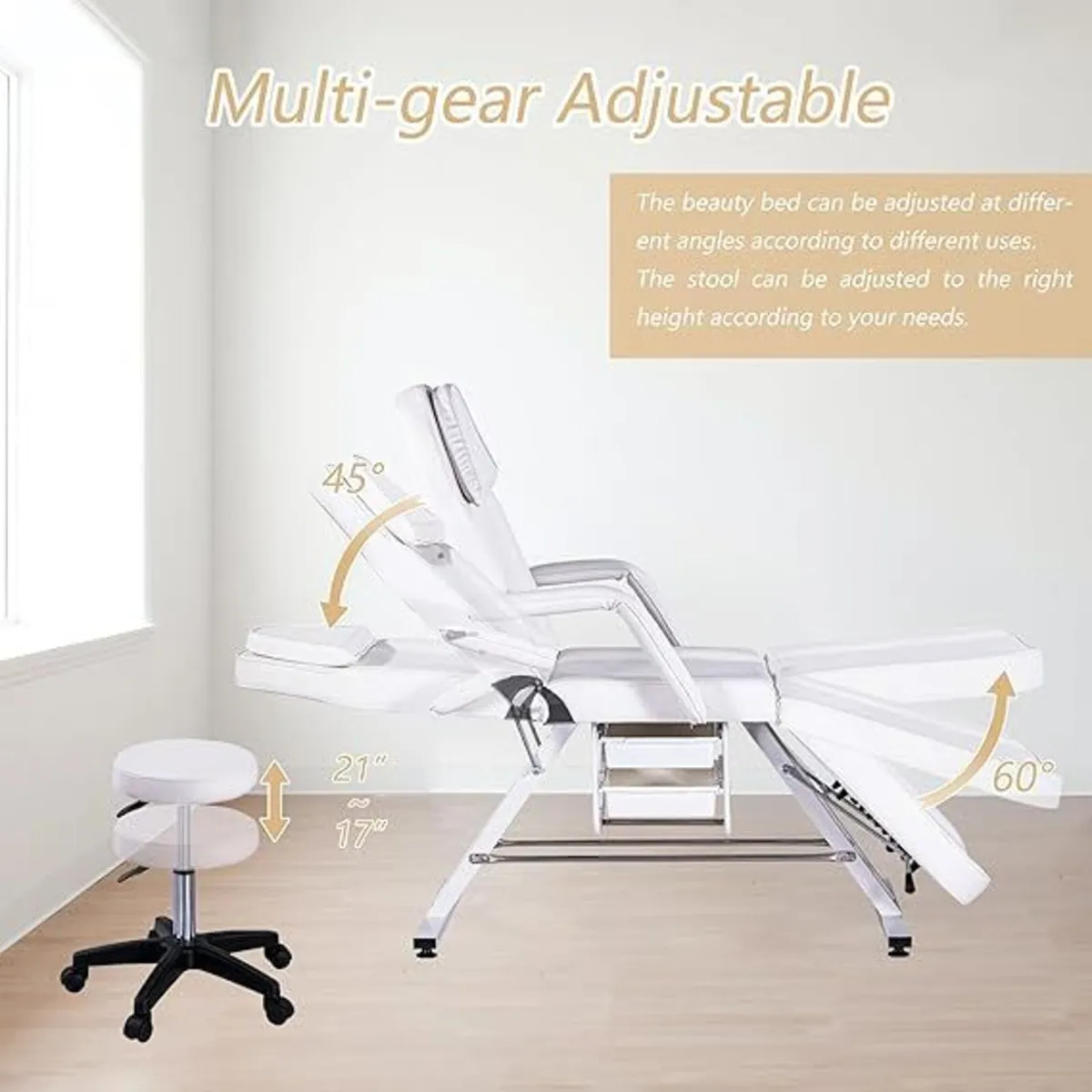 Massage Chair Bed for Salons, Beauty & Home Use - Image 4