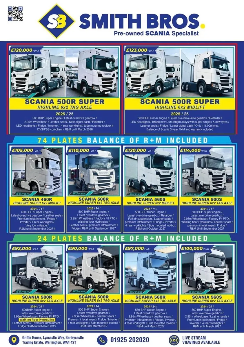 Smith bros ltd N Ireland pre owned SCANIA - Image 2
