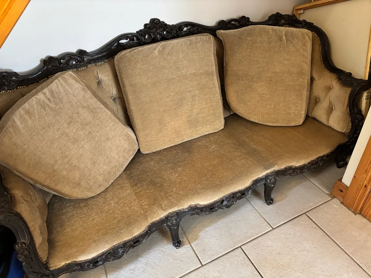 Louis XV Sofa. Mid 20th Century - Image 4