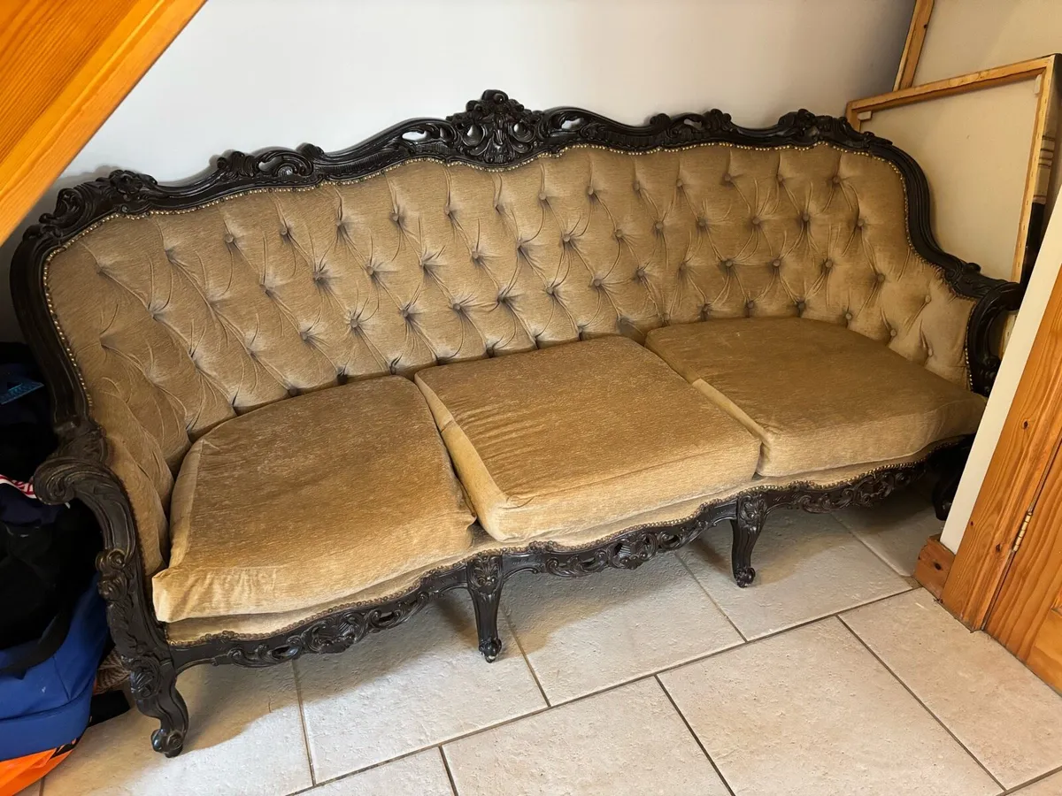Louis XV Sofa. Mid 20th Century - Image 1