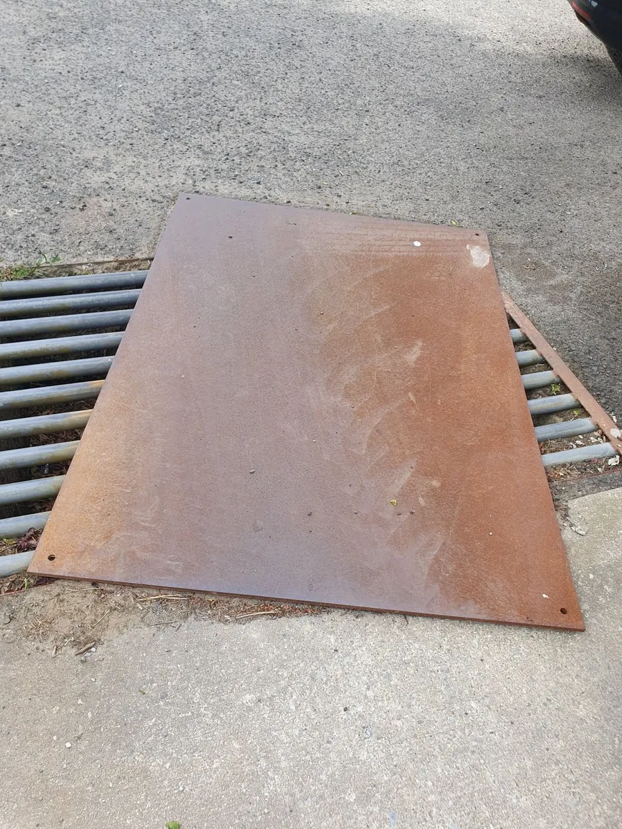 2 X Heavy Duty Steel Road Plate - Image 1