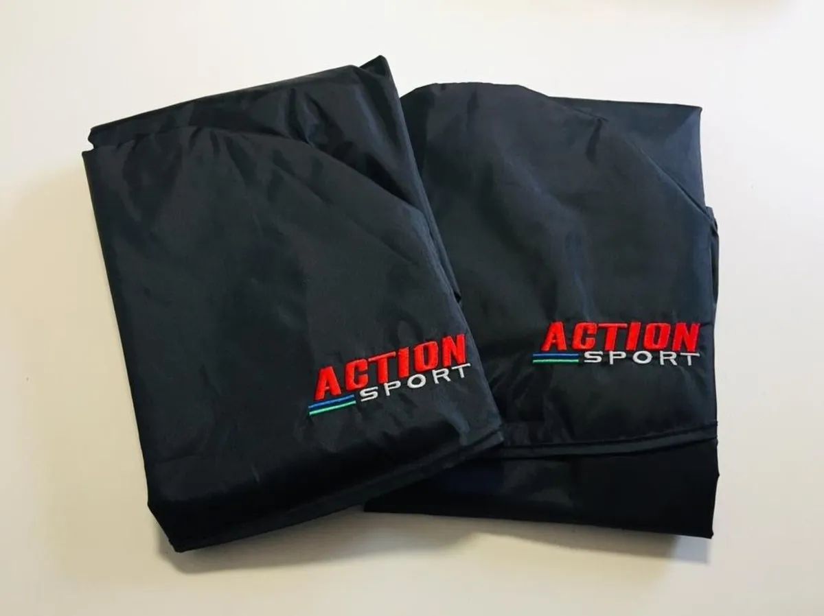 Action Sport Waterproof Seat Covers XL – Black - Image 1