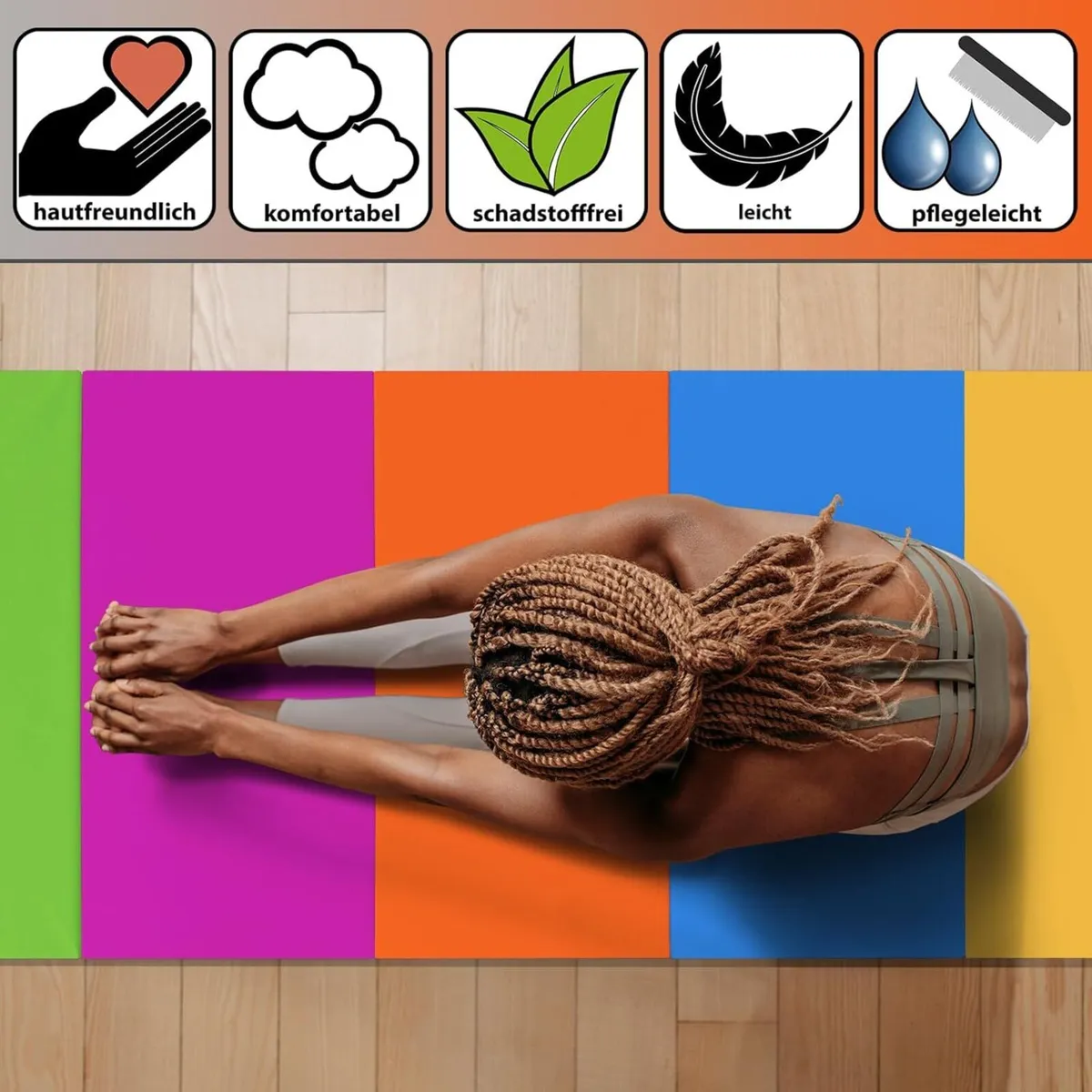 Gymnastics Training Mat with Soft Foam Padding - Image 3