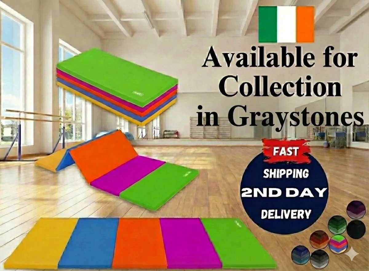 Gymnastics Training Mat with Soft Foam Padding - Image 1
