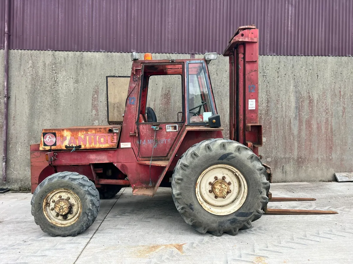 Manitou Rough Terrain Forklift - Image 3