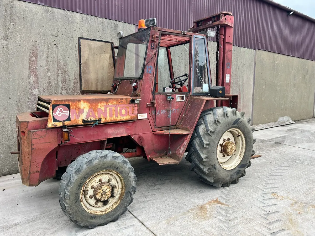 Manitou Rough Terrain Forklift - Image 4