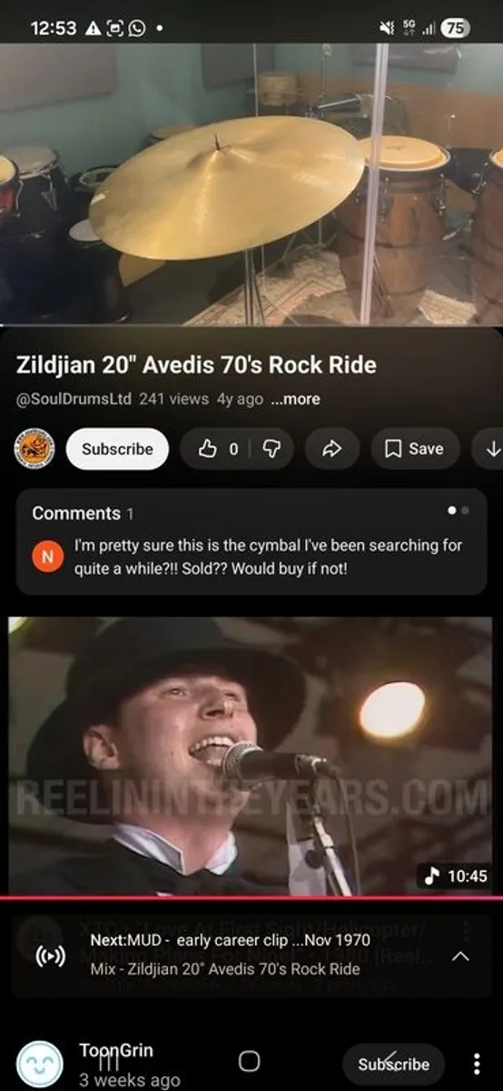 WANTED - 20/22 inch Zildjian A ride - Image 3