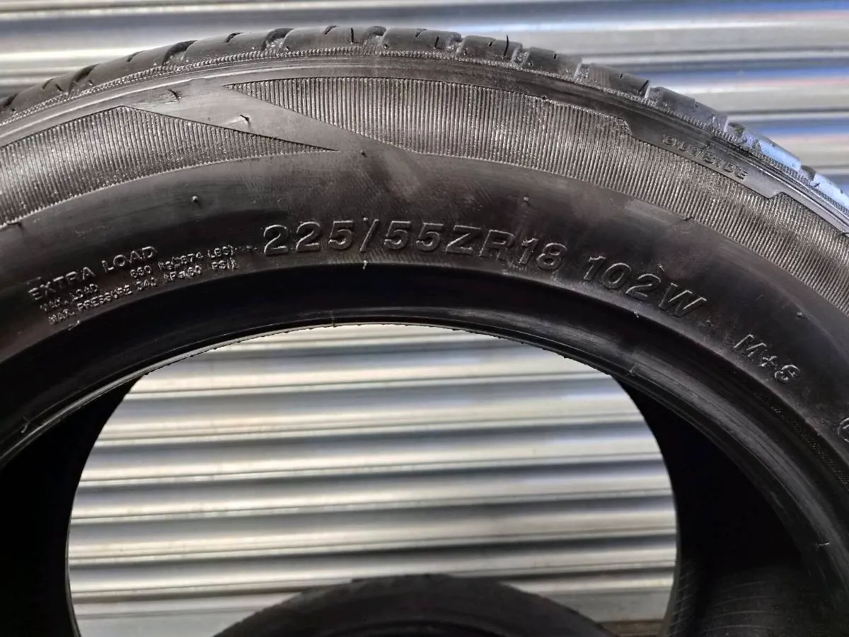 225/55R18 x2 Tyres - Image 3