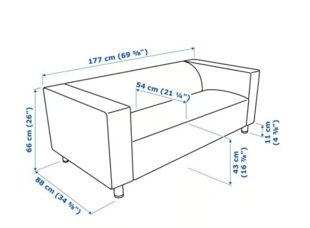 Sofa - Klippan White - Image 2