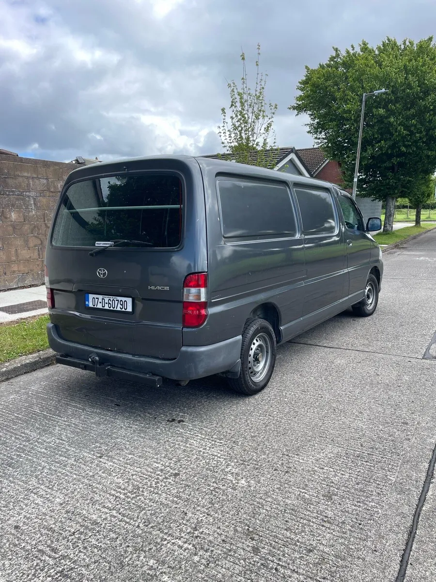 Toyota hiace lwb tax and test - Image 3