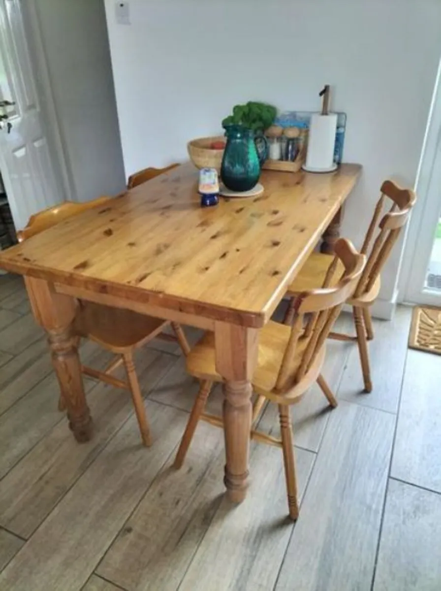 FREE Dining table and four chairs - Image 1