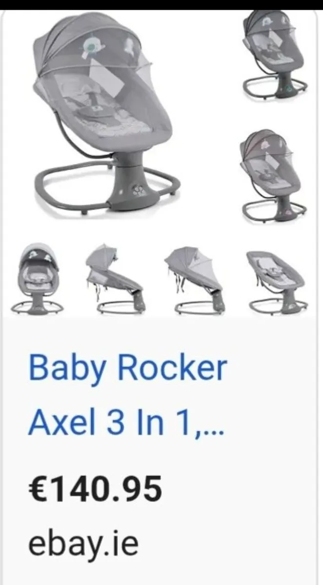 Mastela 3 in q multifunctional rocker swing - Image 3