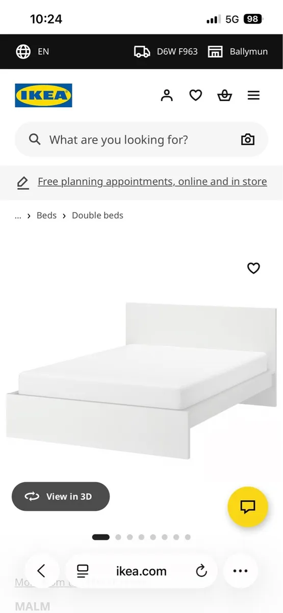 Super King IKEA Malm Bed - Image 1