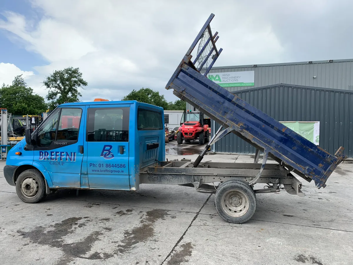 2013 FORD TRANSIT CREW CAB TIPPER FOR AUCTION - NA - Image 2