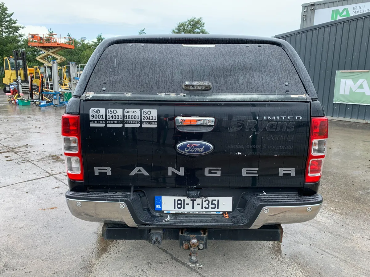 2018FORD RANGER LIMITED CREW CAB FOR AUCTION -NAAS - Image 4