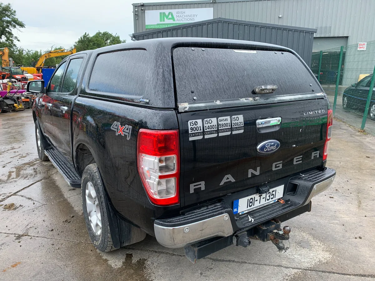 2018FORD RANGER LIMITED CREW CAB FOR AUCTION -NAAS - Image 3