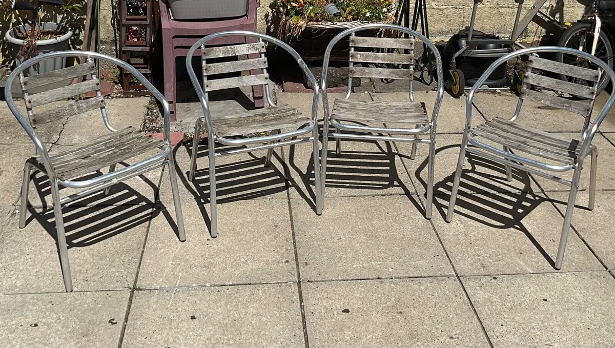 4 bistro chairs