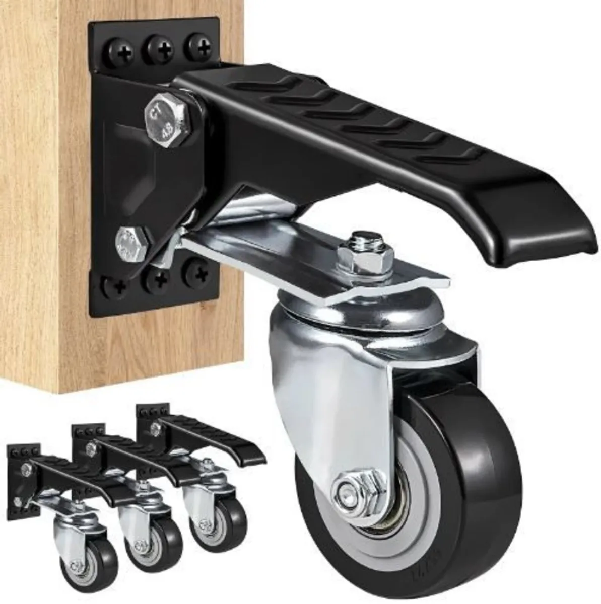 Workbench Caster Wheels, 74.8kg Load Capacity - Image 3