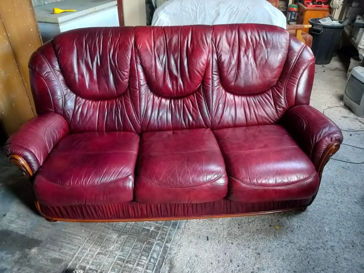 Leather sofa - Image 3