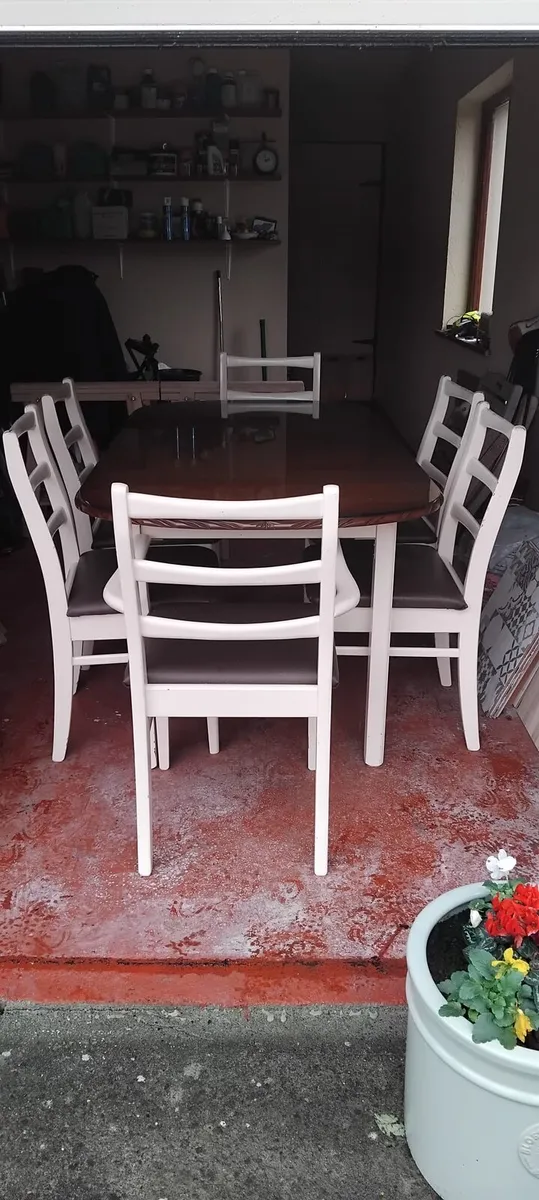 Mahogany Dining Table and Chairs