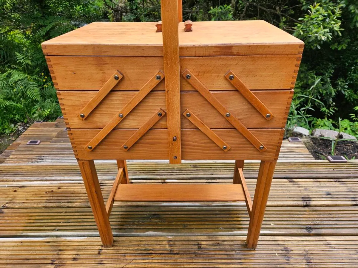 Vintage Sewing Box / Cabinet - Can Deliver - Image 3