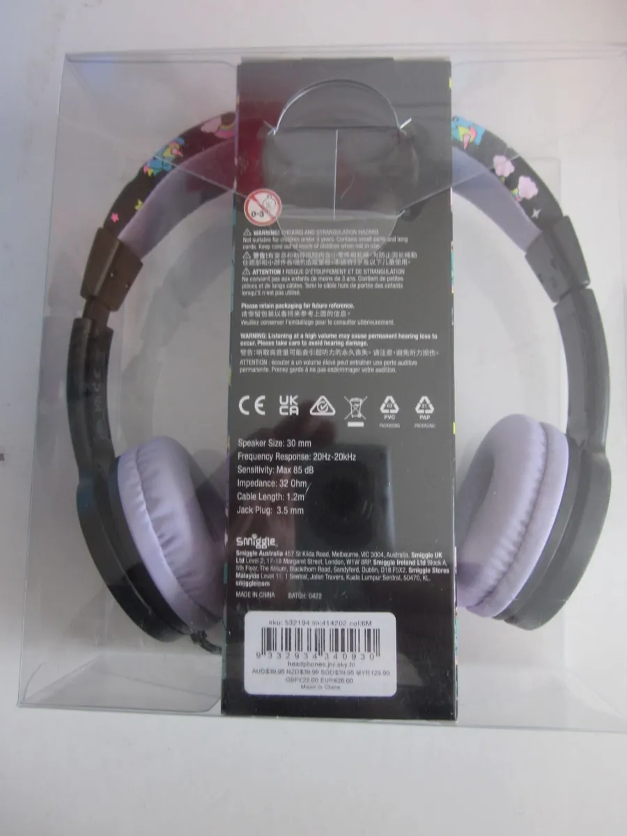 Headphones Smiggle My First Headphones  New - Image 3