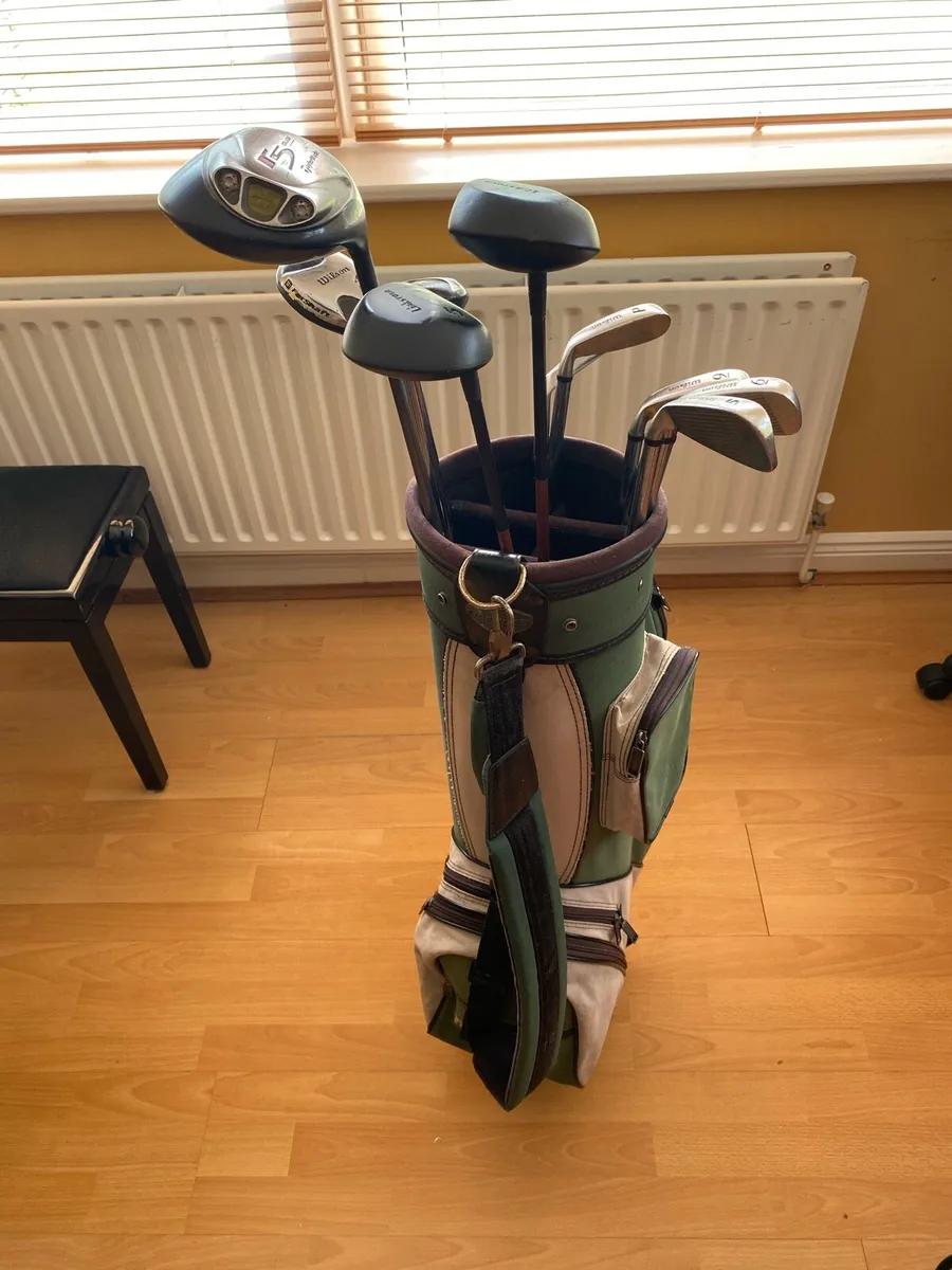 Full set of golf clubs and bag - Image 2