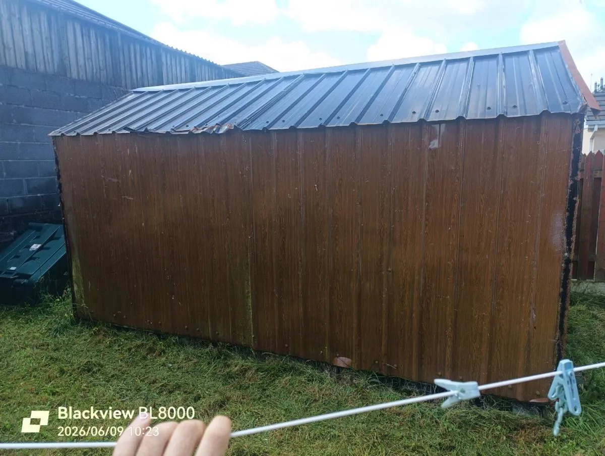 Steel cladding shed 8 x 14 - Image 2