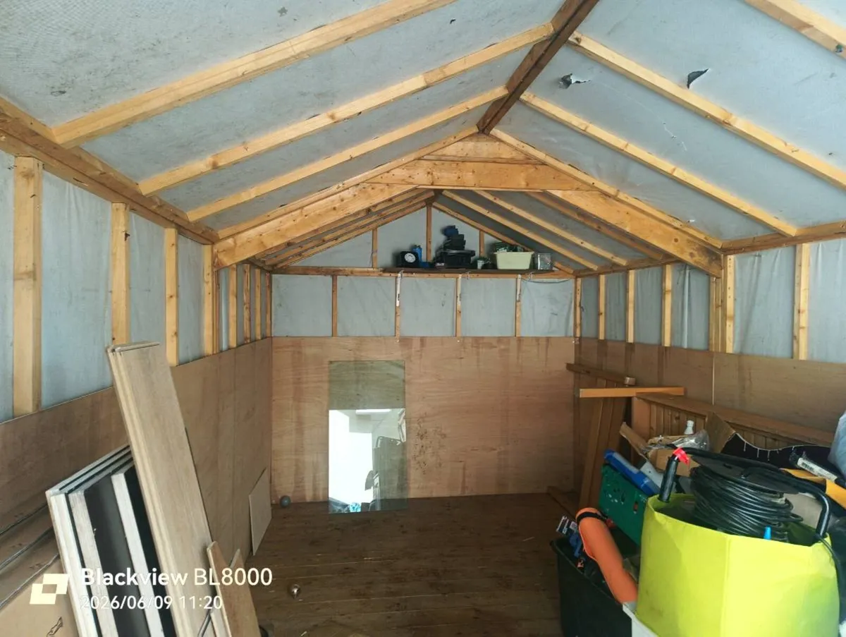 Steel cladding shed 8 x 14 - Image 3