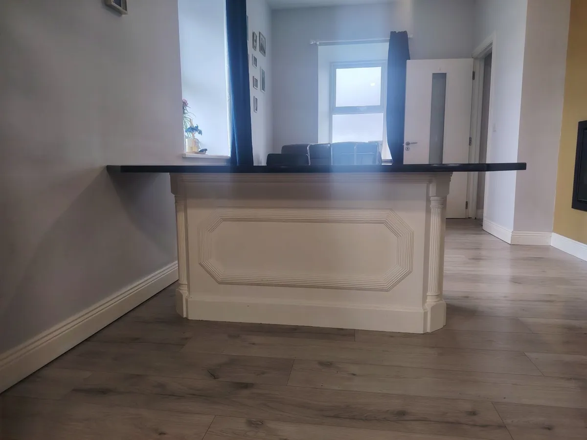 Solid granite Dining table+6 chairs - Image 1